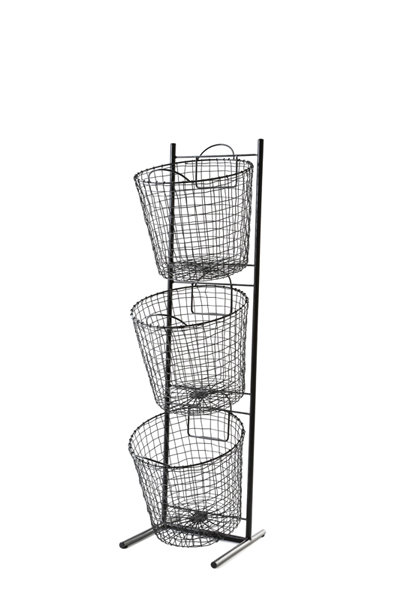 3-TIER BASKET STAND